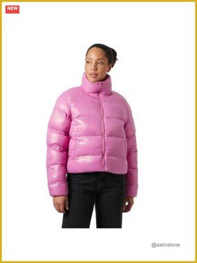 Women's Cropped Puffer Jacket Insulated Winter Lightweight Puffer